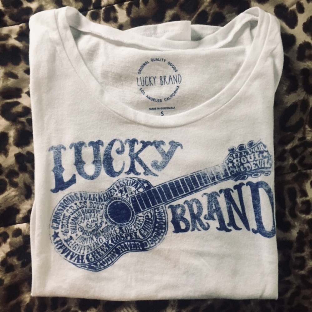 LUCKY BRAND GUITAR T-SHIRT